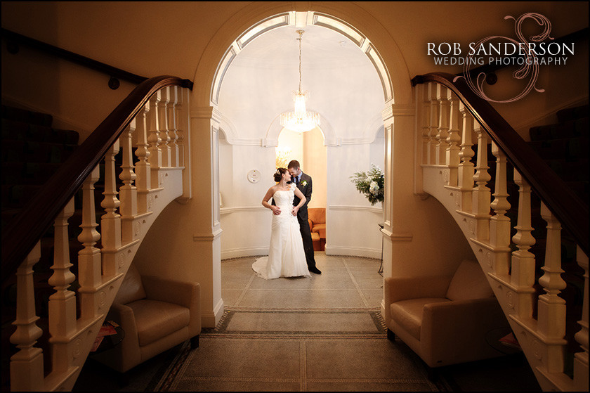 the Leverhulme Hotel wedding photo