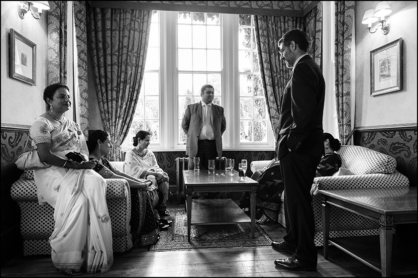 Nunsmere Hall Hotel reportage wedding photographer