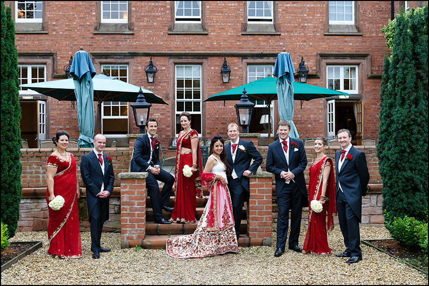 indian wedding at Nunsmere Hall Hotel