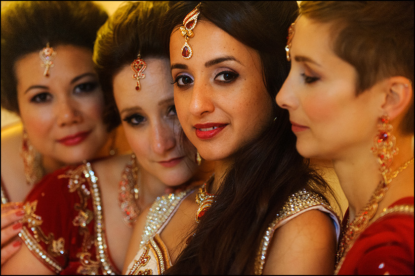 stunning Indian bride pic at Nunsmere Hall Hotel