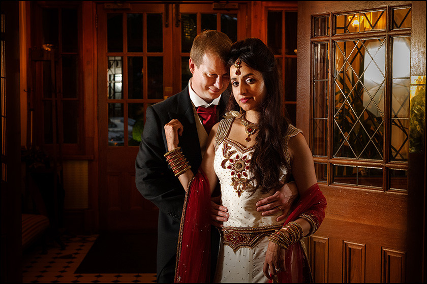 beautiful Indian bride at Nunsmere Hall Hotel