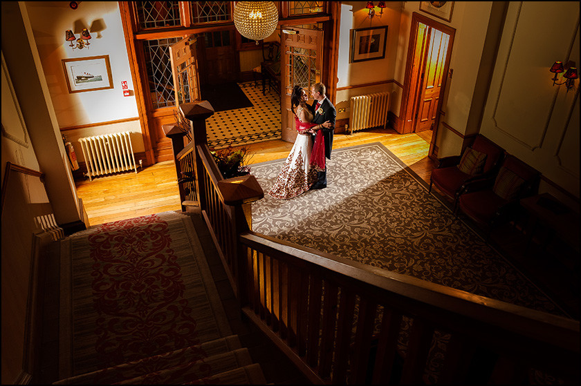 Indian bride at Nunsmere Hall Hotel