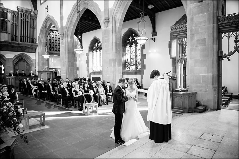 wedding pic Saint Nicholas Church liverpool