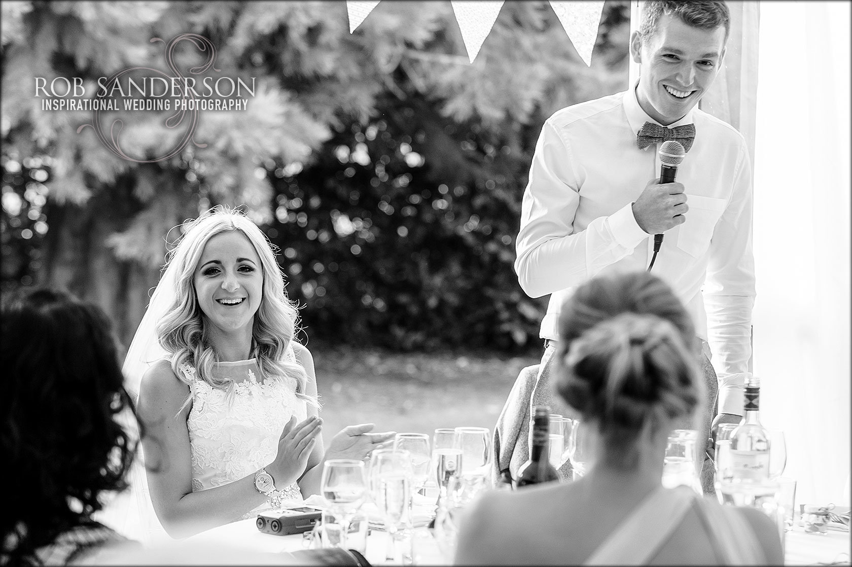 grooms speech at his Soughton Hall wedding
