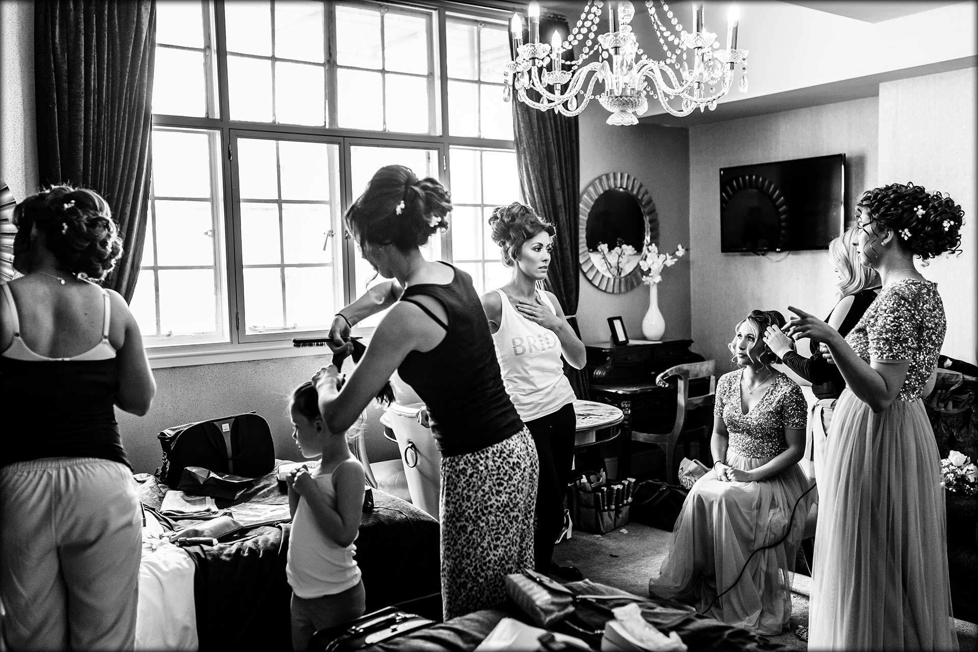 Bussy bridal prep at 30 James Street wedding